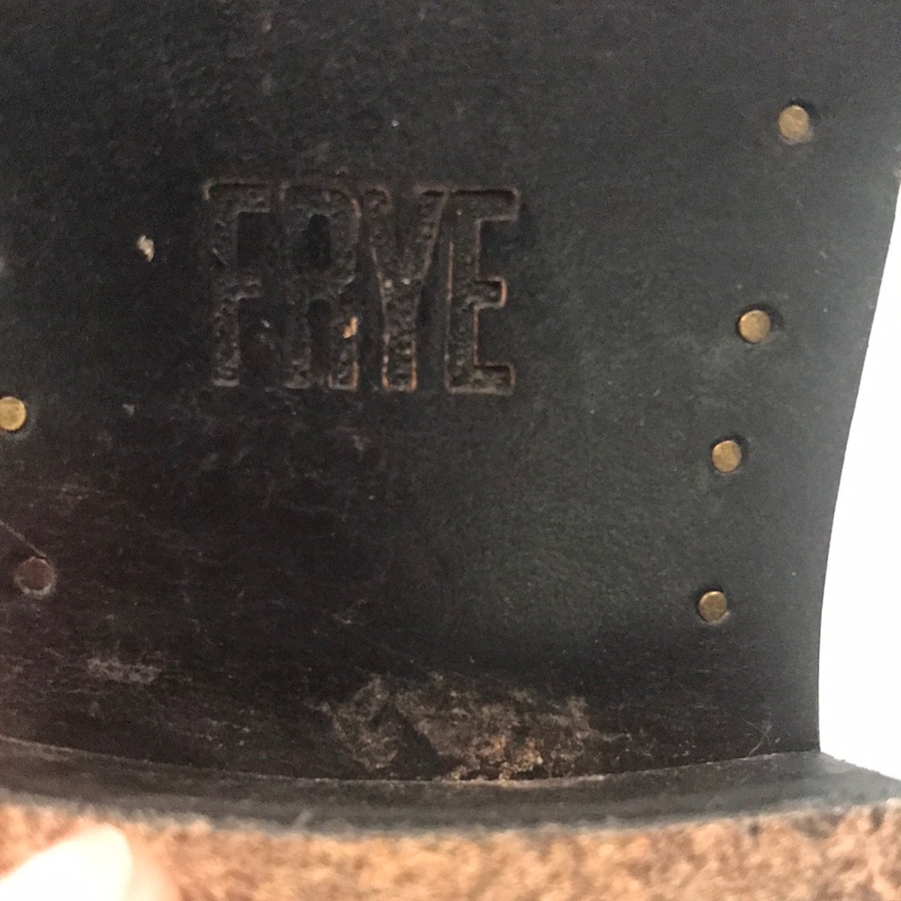 Woman’s Frye Black Riding Boots Leather Size 6 Very Good Condition - Picture 7 of 11